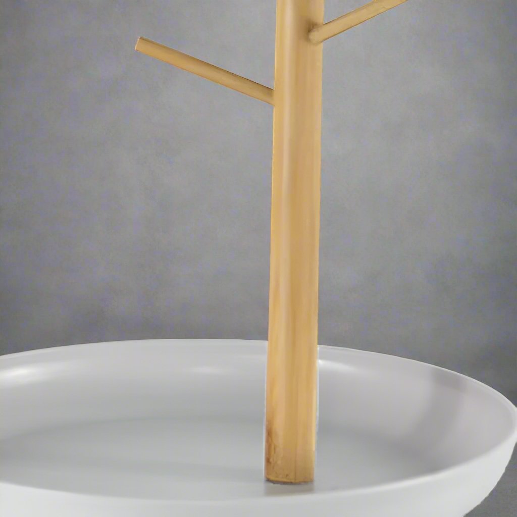 Plateau de Rangement - BranchRoundTray™ - Gris - Univers Maison