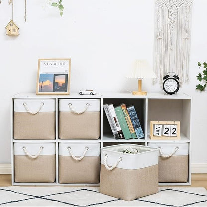 Panier à Linge - LingeBox™ - Blanc & Rose - Univers Maison