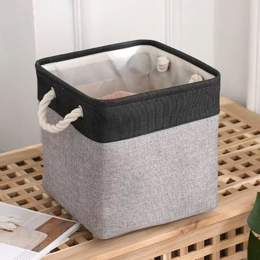 Panier à Linge - LingeBox™ - Noir & Gris - Univers Maison