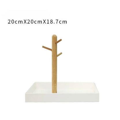 Plateau de Rangement - BranchRectaTray™ - Blanc - Univers Maison