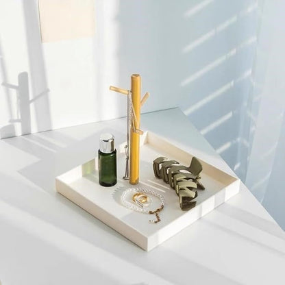 Plateau de Rangement - BranchRectaTray™ - Blanc - Univers Maison