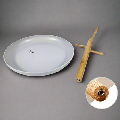 Plateau de Rangement - BranchRoundTray™ - Gris - Univers Maison