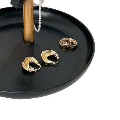 Plateau de Rangement - BranchRoundTray™ - Noir - Univers Maison